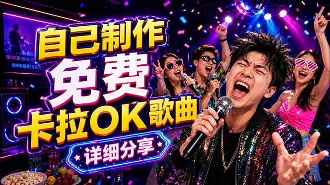 免费卡拉OK歌曲制作全攻略:音轨分离字幕制作,零基础快速做出专业K歌视频-资源共享