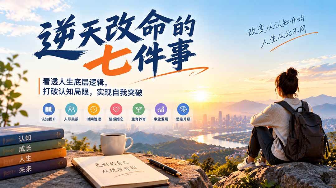 (21022期)付费文章:逆天改命的七件事,看透人生底层逻辑,打破认知局限,实现自我突破-资源共享