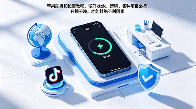 苹果刷机和设置教程,做Tiktok、跨境、各种项目必备,环境干净,才能杜绝不利因素-资源共享