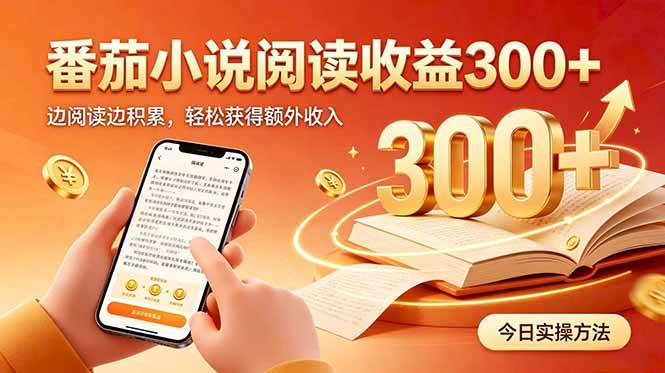 （20376期）全自动番茄挂机玩法，日入300+边阅读边积累，轻松获得额外收入-资源共享