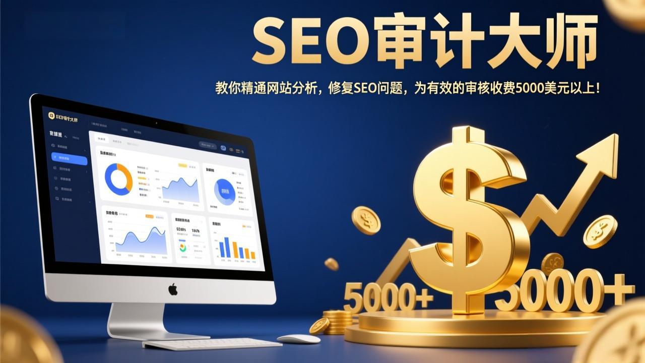 SEO审计大师：教你精通网站分析，修复SEO问题，为有效的审核收费5000美元以上！-资源共享