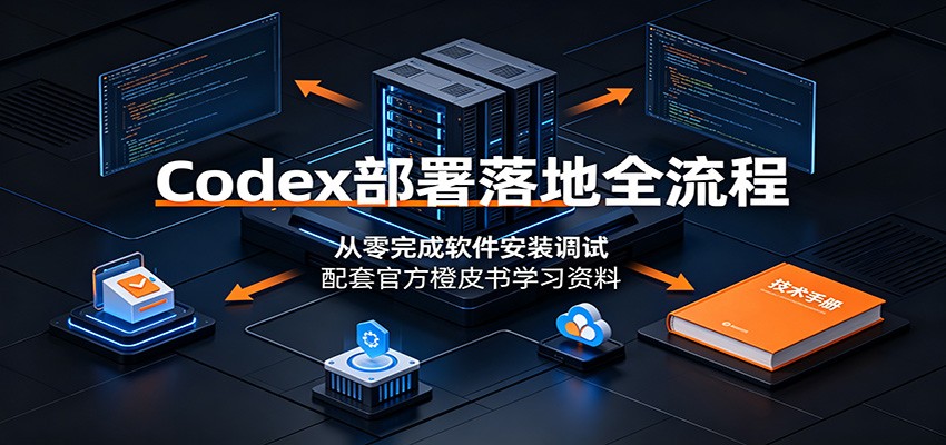 Codex部署落地全流程：从零完成软件安装调试，配套官方橙皮书学习资料-资源共享