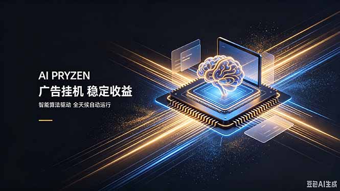 AI Pryzen 广告挂机｜24小时自动跑，日入300-500，新手零门槛-资源共享