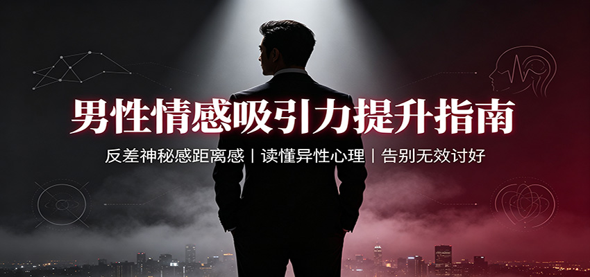 男性情感吸引力提升指南:反差神秘感距离感,读懂异性心理,告别无效讨好-资源共享