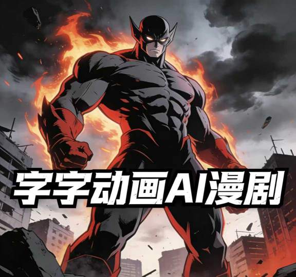 字字动画AI漫剧2026年第1期系统课程，小白看完就能学会实操的漫剧课，单人月收1-3W-资源共享