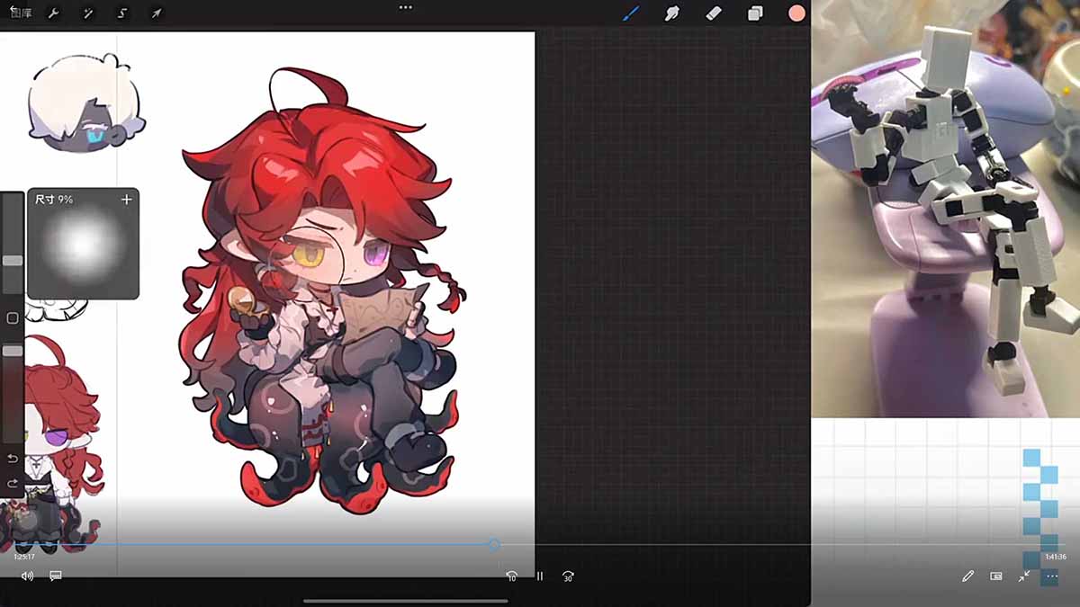 零基础学Q版立绘：从头身比例到服装细化，掌握让角色又可爱又有设计感的核心技法-资源共享