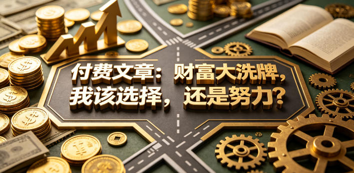 付费文章：财富大洗牌，我该选择，还是努力？-资源共享