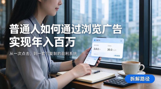 2026最新技术，24小时全自动浏览广告，全网独家项目，单台设备日入200+新手小白可快速上手，支持实地学习实地考察【揭秘】-资源共享
