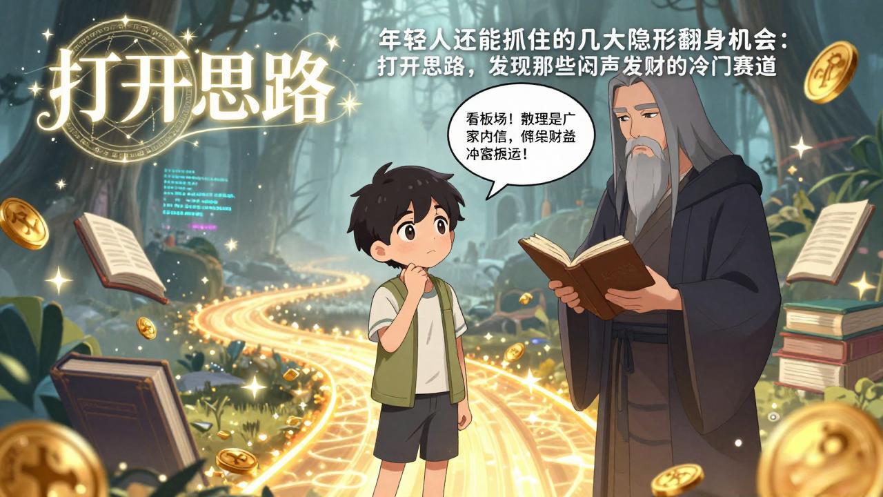 付费文1+2：年轻人还能抓住的几大隐形翻身机会：打开思路，发现那些闷声发财的冷门赛道-资源共享