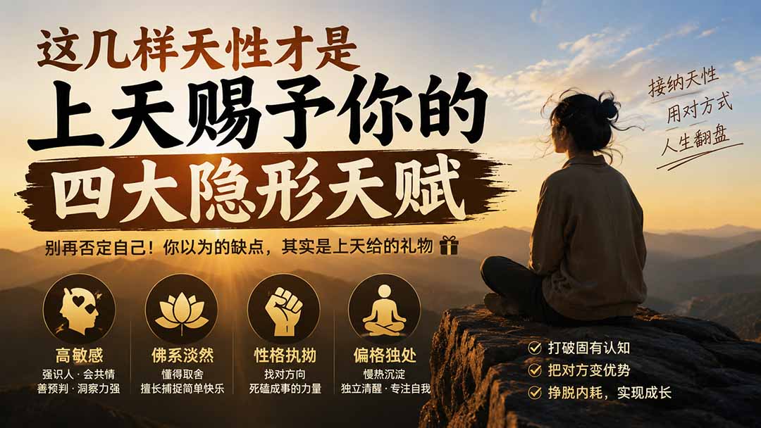 付费文章：这几样天性才是上天赐予你的四大隐形天赋-资源共享