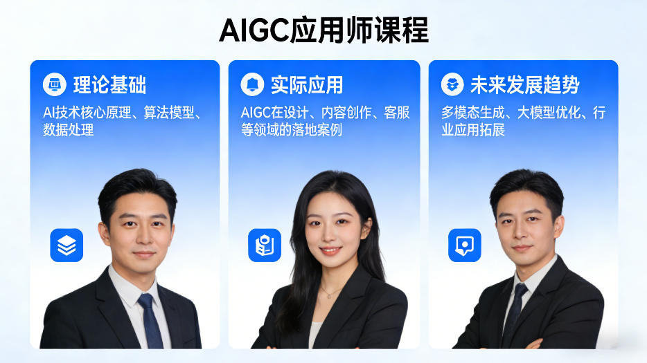 AIGC应用师课程，覆盖了AI技术的理论基础、实际应用、以及未来发展趋势(更新)-资源共享