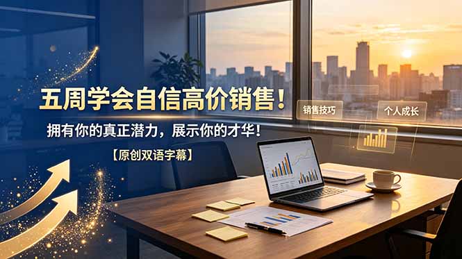 五周学会自信高价销售！拥有你的真正潜力，展示你的才华！【原创双语字幕】-资源共享