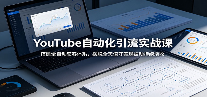 YouTube自动化引流实战课:搭建全自动获客体系,摆脱全天值守实现被动持续增收-资源共享