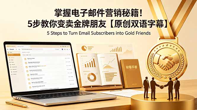 掌握电子邮件营销秘籍!5步教你变卖金牌朋友【原创双语字幕】-资源共享
