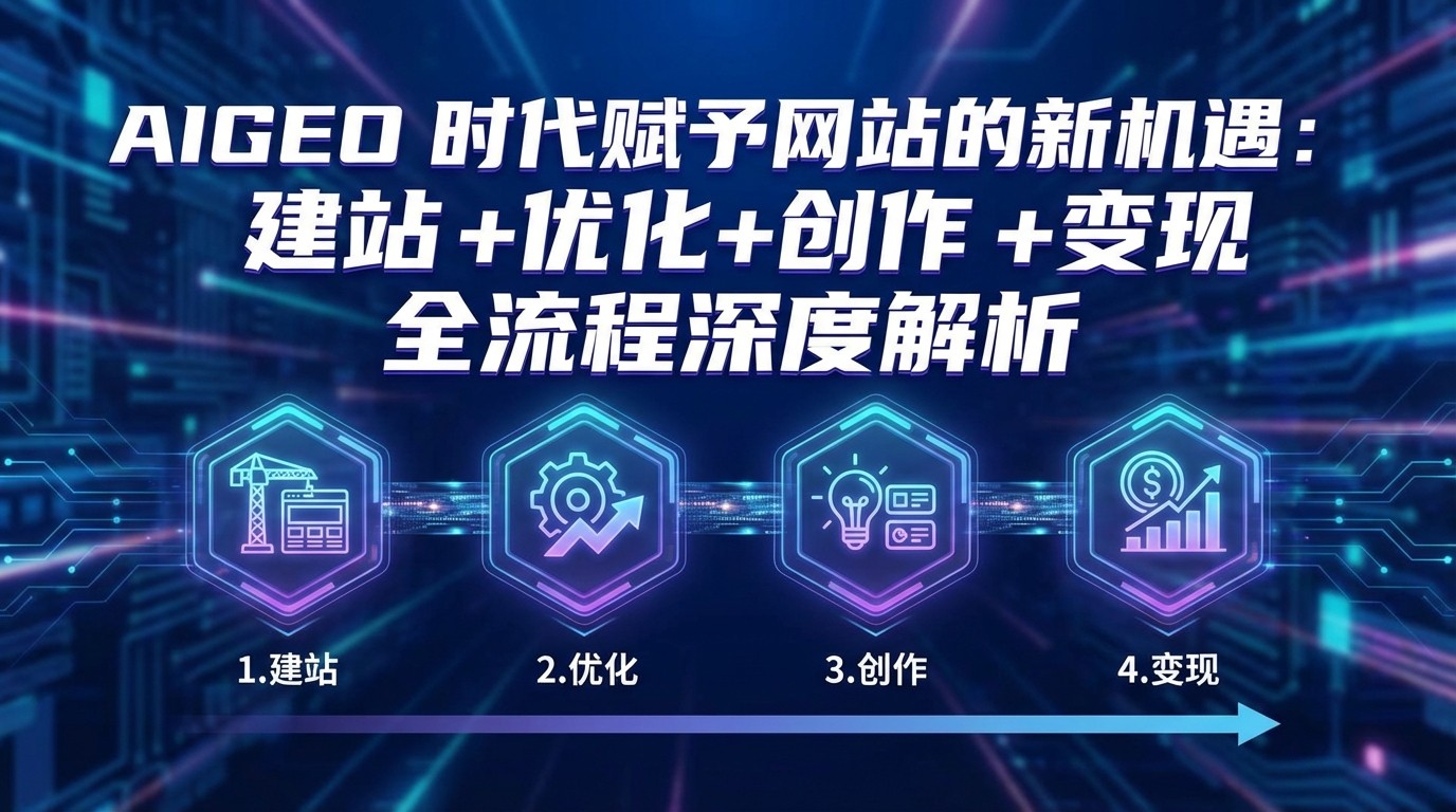 AIGEO+时代赋予网站的新机遇：建站+优化+创作+变现+全流程深度解析-资源共享