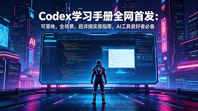 Codex学习手册全网首发:可落地,全场景,超详细实操指南,AI工具爱好者必备-资源共享