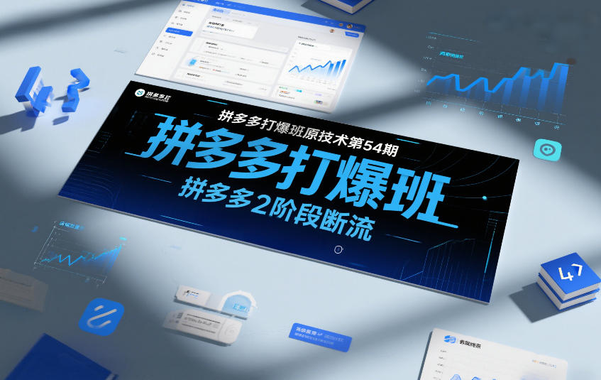 拼多多打爆班原创技术第54期，拼多多2阶段断流-资源共享