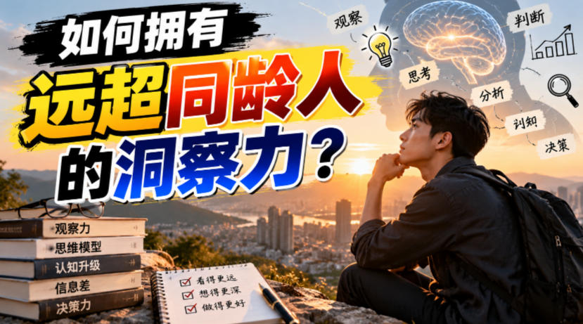 付费文章:如何拥有远超同龄人的洞察力?-资源共享
