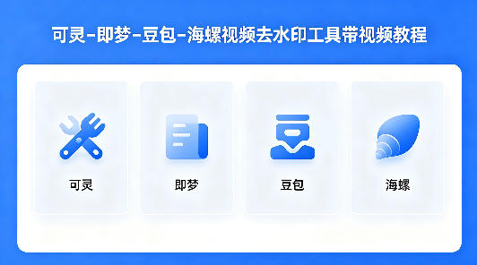 可灵–即梦–豆包–海螺视频去水印工具带视频教程-资源共享