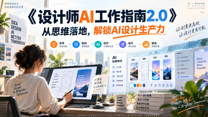 《设计师AI工作指南2.0》从思维落地-无水印，解锁AI设计生产力-资源共享