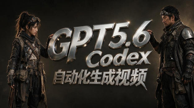 GPT5.6+Codex自动化生成视频全流程实战,从提示词设计、角色设定、封面海报,到视频生成思路与自动化工作流-资源共享