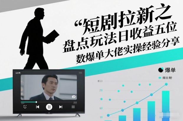 短剧拉新之盘点玩法日收益五位数爆单大佬实操经验分享-资源共享