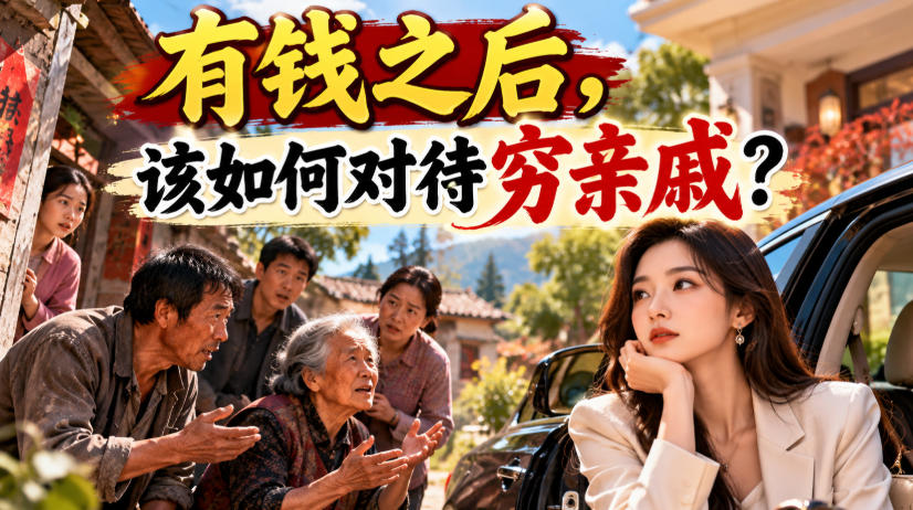 某公众号付费文章：有钱之后，该如何对待穷亲戚？-资源共享