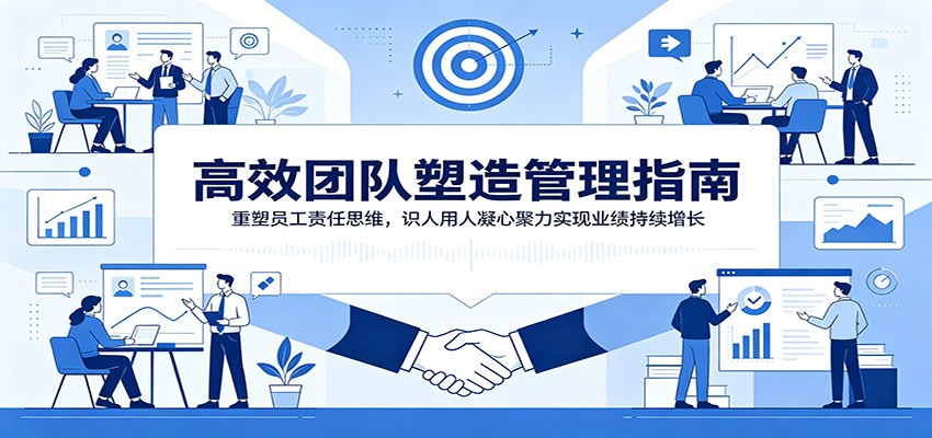 高效团队塑造管理指南:重塑员工责任思维,识人用人凝心聚力实现业绩持续增长-资源共享