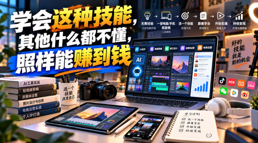 某公众号付费文章:学会这种技能,其他什么都不懂,照样能賺到钱-资源共享