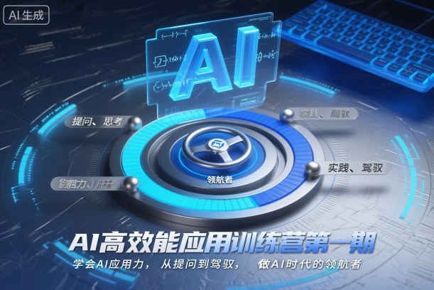 AI高效能应用训练营第一期，学会AI应用力，从提问到驾驭，做AI时代的领航者-资源共享