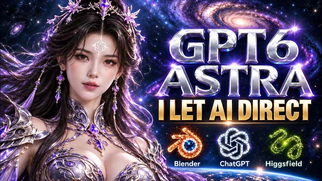 （20763期）【无水印】让GPT-6 Astra当导演！Higgsfield和Blender实战打造30秒玄幻精准运镜短片！-资源共享