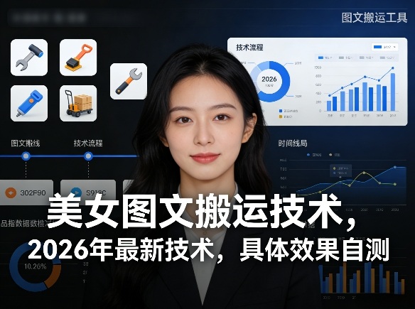 美女图文搬运技术，2026年最新技术，具体效果自测-资源共享