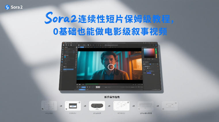 Sora2连续性短片保姆级教程，0基础也能做电影级叙事视频-资源共享