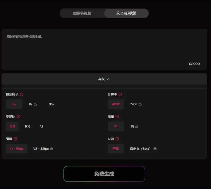 免费 AI 网站天花板！做图 + 生视频一步到位-AI Video Maker