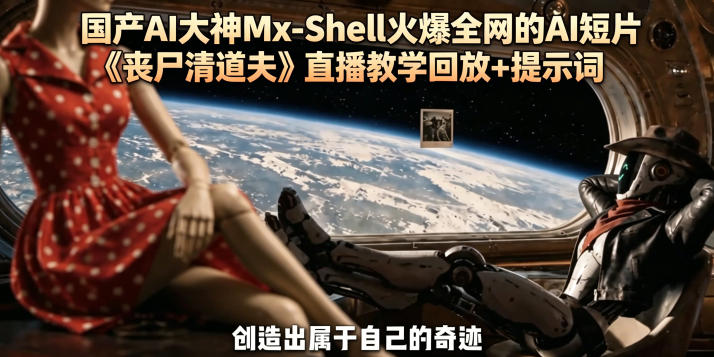 国产AI大神Mx-Shell火爆全网的AI短片《丧尸清道夫》直播教学回放+提示词-资源共享