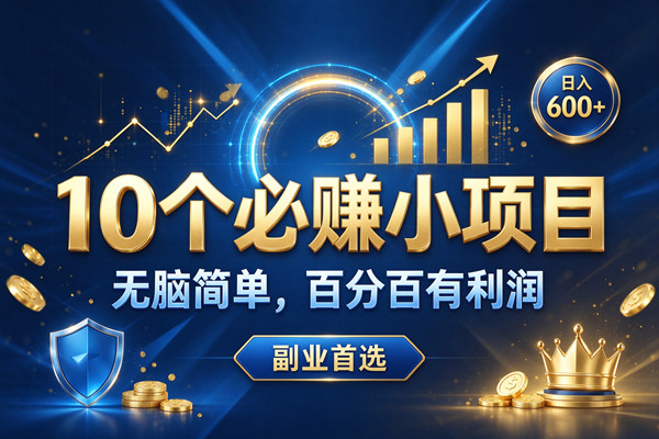 (21260期)10个必赚的米小项目,超级简单,百分百赚米,副业首选,日入500+ (21260期)10个必赚的米小项目,超级简单,百分百赚米,副业首选,日入500+