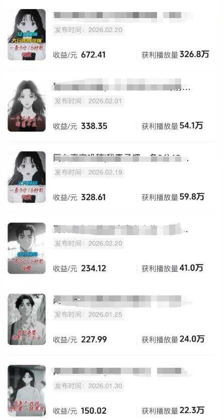 抖音某博主的AI情感故事第一人称解说视频教学，条条爆款，撸创作伙伴计划收益-资源共享