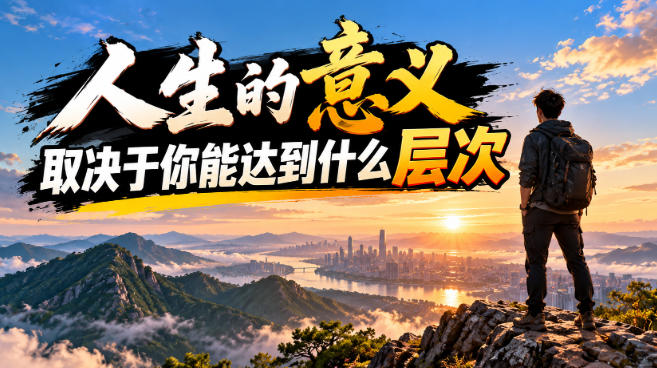 某公众号付费文章：人生的意义，取决于你能达到什么层次-资源共享