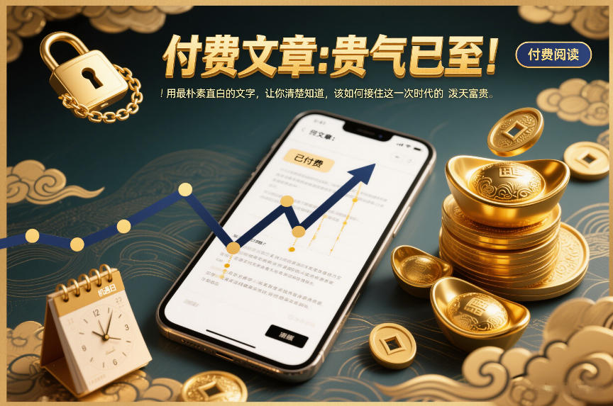 付费文章：贵气已至！用最朴素直白的文字，让你清楚知道，该如何接住这一次时代的泼天富贵-资源共享