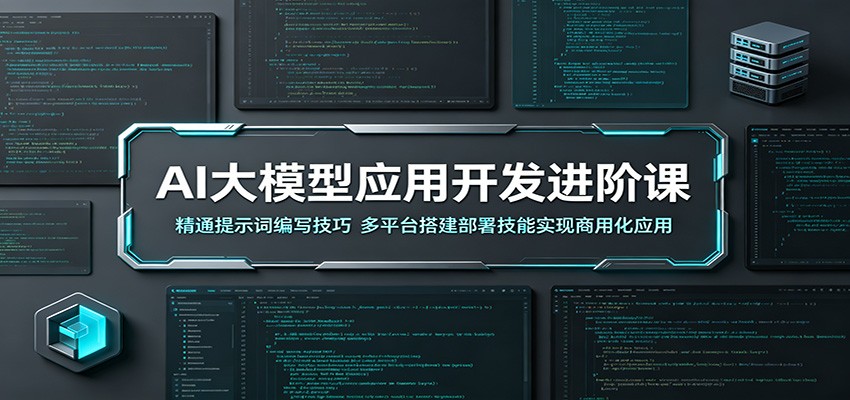 AI大模型应用开发进阶课:精通提示词编写技巧,多平台搭建部署技能实现商用化应用-资源共享