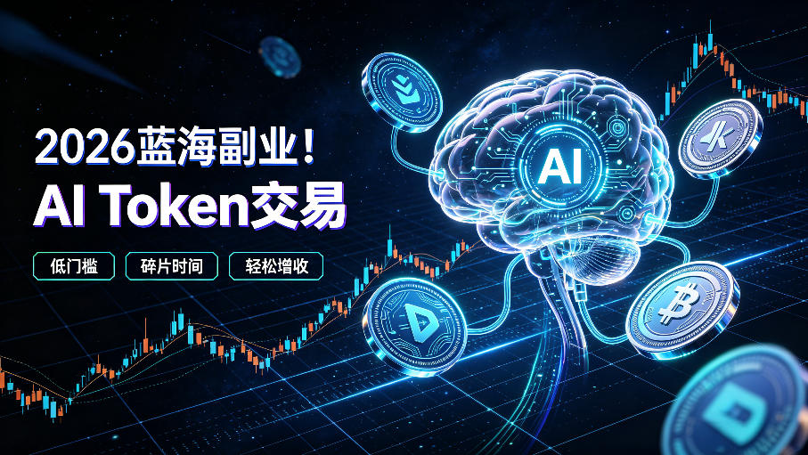 2026全新风口副业｜AI智能Token交易，空闲时间轻松 賺 收益，无需全天盯盘【揭秘】-资源共享