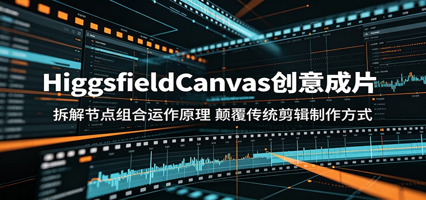 HiggsfieldCanvas创意成片:拆解节点组合运作原理,颠覆传统剪辑制作方式-资源共享