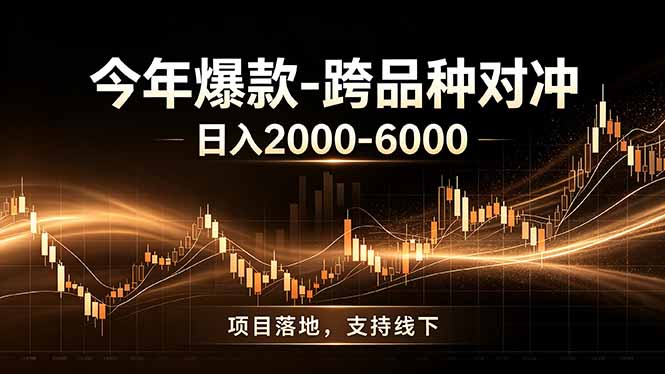 全新跨品种对冲模式上线！日稳定盈利 2000-6000，合规长久可批量放大-资源共享
