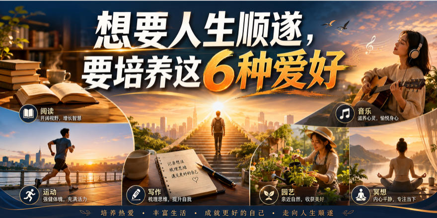 公众号付费文章：想要人生顺遂，要培养这6种爱好-资源共享