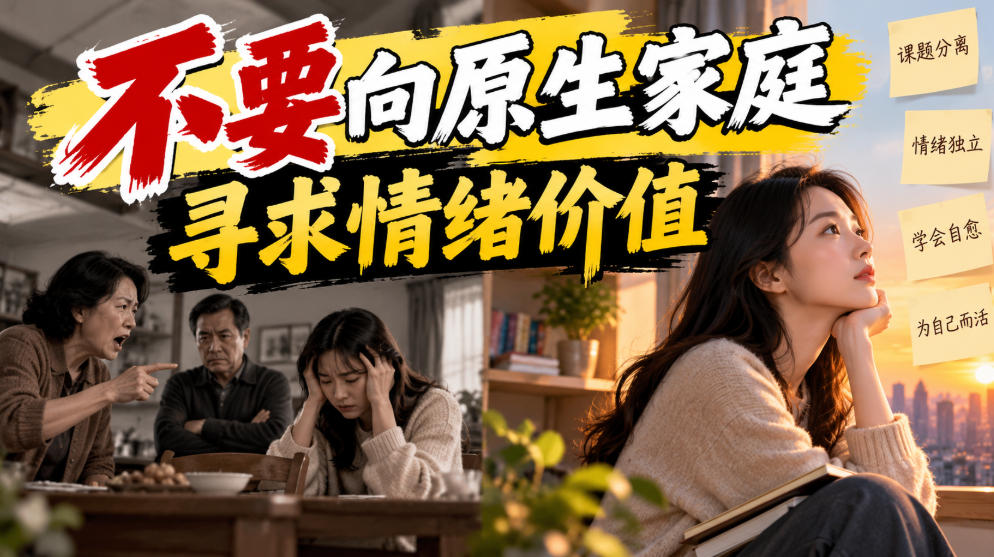 某公众号付费文章:不要向原生家庭寻求情绪价值 某公众号付费文章:不要向原生家庭寻求情绪价值