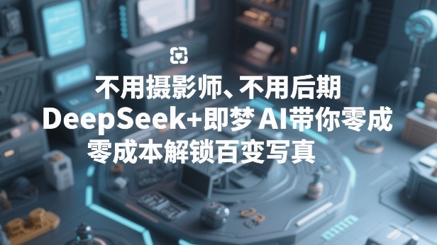 不用摄影师、不用后期，DeepSeek+即梦AI带你零成本解锁百变写真！-资源共享