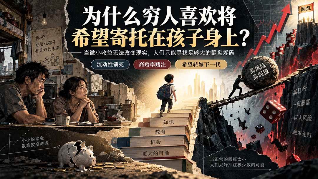 （20318期）社群精品文章：为什么穷人喜欢将希望寄托在孩子身上？-资源共享