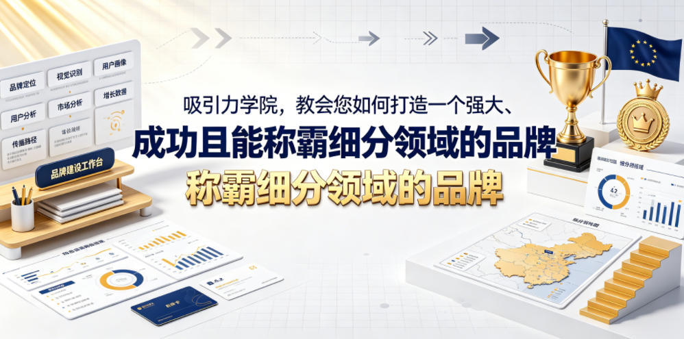 吸引力学院,教会您如何打造一个强大、成功且能称霸细分领域的品牌!【原创双语字幕】-资源共享