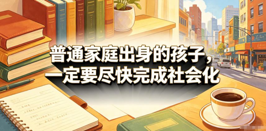 付费文章:普通家庭出身的孩子,一定要尽快完成社会化-资源共享