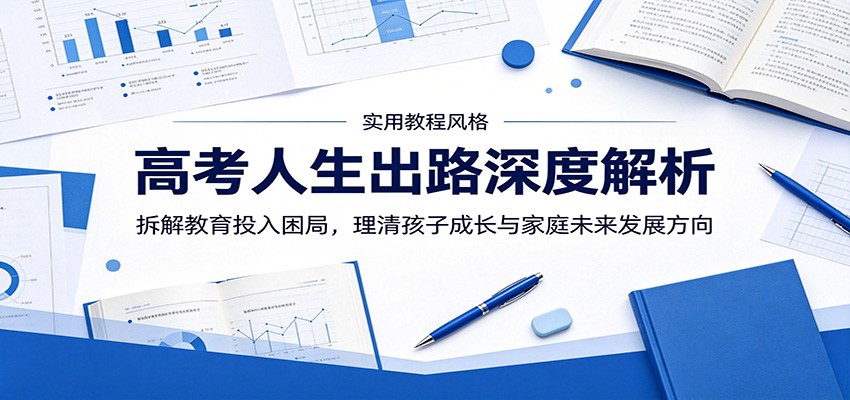 高考人生出路深度解析:拆解教育投入困局,理清孩子成长与家庭未来发展方向-资源共享